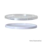 Bandeja Redonda Linha Topazio Transparente 23cm Uni. Bandeja Redonda Linha Topazio Transparente 23cm Uni.