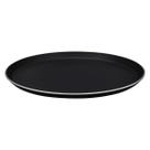 Bandeja Redonda servir garçon Antiderrapante Preta 40CM