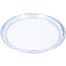 Bandeja Redonda Transparente com Acabamento Elegante 32cm
