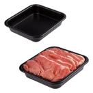 Bandeja Resistente Preta Lisa Para Balcão Açougue 41x35x5