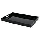 Bandeja Reta Black Grande Para Café Da Manhã Decoração Luxo - Mimo