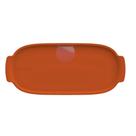 Bandeja Retangular 30,8cm Laranja G Assar e Servir Porcelana