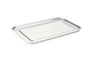 Bandeja Retangular 36,5cm Travessa Lixada em Inox Forma