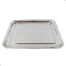 Bandeja Retangular Aço Inox 40x30cm Rasa