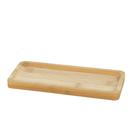 Bandeja Retangular de Bambu 30cm x 14,4cm Ideal para Servir e Decorar - Petiscos e frios