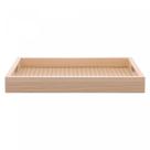 Bandeja Retangular de MDF com Fundo Treliça 40cm x 4cm x 30cm - Lyor