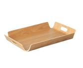 Bandeja Retangular em Bambu com Alça - 44,5x33,5x5cm