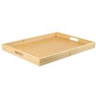 Bandeja Retangular Em Bambu Sense 48x35cm Ou Bandeja Retangular Em Bambu Sense 48x35cm Ou