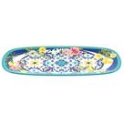 Bandeja Retangular Flower & Lemon Em Melamina 39,5X16cm - Guzzini Bandeja Retangular Flower & Lemon Em Melamina 39,5X16cm - Guzzini