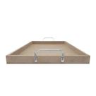 Bandeja Retangular Lisa Simples com Alça 30,5x20,5x2 Kit 3un Mdf 6mm Madeira Bandeja Retangular Lisa Simples com Alça 30,5x20,5x2 Kit 3un Mdf 6mm Madeira