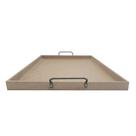 Bandeja Retangular Lisa Simples com Alça 32x27x2 Kit 3un Mdf 6mm Madeira Bandeja Retangular Lisa Simples com Alça 32x27x2 Kit 3un Mdf 6mm Madeira