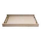 Bandeja Retangular Mdf Pu Listra 3D Off White G - Entrecasa