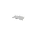 Bandeja Retangular Metal Prata Graciosos Design Luxo