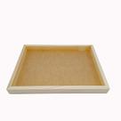 Bandeja Retangular Quadrinho Madeira Pinus Fundo Mdf Tamanho 40x30x3cm