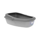 Bandeja Sanitária Plast Pet King Cinza para Gatos - Grande
