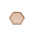 Bandeja Sextavada Rose Gold Premium 15cm Un - Sóboleiras