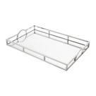 Bandeja, Suporte 56cm De Aço Inox Com Espelho E Alça Mirror Wolff - R27053