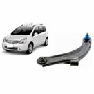 Bandeja Suspensão Nissan Livina com Buchas e Pivô 2009/2014 Bandeja Suspensão Nissan Livina com Buchas e Pivô 2009/2014