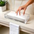 Bandeja Toalheiro de Acrílico Transparente para Lavabo