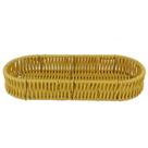 Bandeja Tramada Retangular Tipo Vime 26x11cm 6987 Cor:Amarelo
