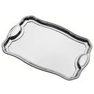 Bandeja Tramontina Classic Retangular Em Aço Inox Com Alças 49 X 34 Cm 61440490 Bandeja Tramontina Classic Retangular Em Aço Inox Com Alças 49 X 34 Cm 61440490