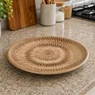 Bandeja Travessa Fruteira Enfeite Centro Mesa Rustico 30cm