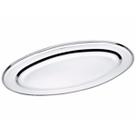 Bandeja/travessa Oval Inox Rasa 28,5cm Grande