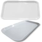Bandeja Travessa Prato Retangular em Melamina 31cm Branco