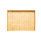 Bandeja Wolff de Bambu com Fundo em Treliça 39cm x 29cm
