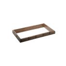 Bandeja Woodart de Bambu com Espelho 46x26 cm 1 Peça Bandeja Woodart de Bambu com Espelho 46x26 cm 1 Peça