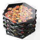 Bandejas de classificação de quebra-cabeças Becko Stackable 1500 peças com tampa