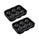 Bandejas de Cubos de Gelo de Silicone com Tampa - Livre de BPA - Para Uísque, Bourbon e Coquetéis