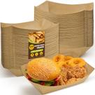 Bandejas de papel para alimentos Ocmoiy Extra Large 2,27 kg, 100 pacotes Kraft Bandejas de papel para alimentos Ocmoiy Extra Large 2,27 kg, 100 pacotes Kraft