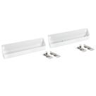 Bandejas de pia Rev-A-Shelf de plástico de 14 polegadas para cozinha/banheiro