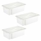 Bandejas Gourmet 12L Com Tampa 3un açougue salgado