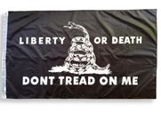 Bandera Liberty Or Death Banner 91x152 cm