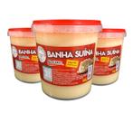 Banha de Porco Natural 3 Litros - Gordura de Porco 2,7 kg Banha de Porco Natural 3 Litros - Gordura de Porco 2,7 kg