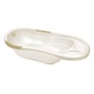 Banheira 22l Aconchego Majestic Branco Dourado Cajovil