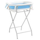 Banheira Bebê Com Suporte Dobrável Portátil Infantil Kit Anti Escorregamento 44L Até 35kg Pipdip