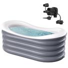 Banheira BINYUAN inflável portátil 170x90x63cm PVC