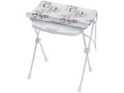 Banheira de Bebê 2 em 1 com Trocador Plástica Classic Zoo 7045ZOO Branco Galzerano