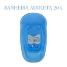 Banheira de bebê adoleta 20 litros azul rosa branca Banheira de bebê adoleta 20 litros azul rosa branca