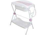 Banheira de Bebe com Trocador Desmontavel Kiddo Shower Rosa