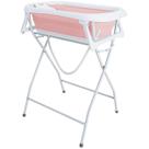 Banheira de Bebe Compacta Dobravel com Suporte Kiddo Flex Rosa Banheira de Bebe Compacta Dobravel com Suporte Kiddo Flex Rosa