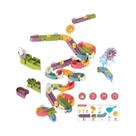 Banheira De Bebê DIY Com Pista De Escorregador, Brinquedos De Sucção, Conjunto De Brinquedos De Água