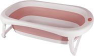 Banheira de Bebe Dobrável Portátil Infantil com Válvula de Escoamento Multmaxx