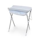 Banheira de Bebê Plástica Galzerano Classic 7045 com Trocador e Suporte Azul