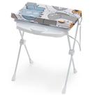 Banheira de Bebê Plástica Galzerano Classic 7045 com Trocador e Suporte Dino