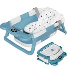Banheira de bebê TPN dobrável com monitor de temperatura e almofada Banheira de bebê TPN dobrável com monitor de temperatura e almofada