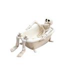 Banheira de esqueleto de resina Flowerpot Creative Gothic 500g